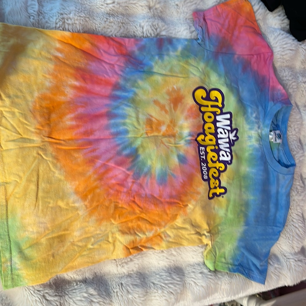 Two Wawa hoagie shirts
